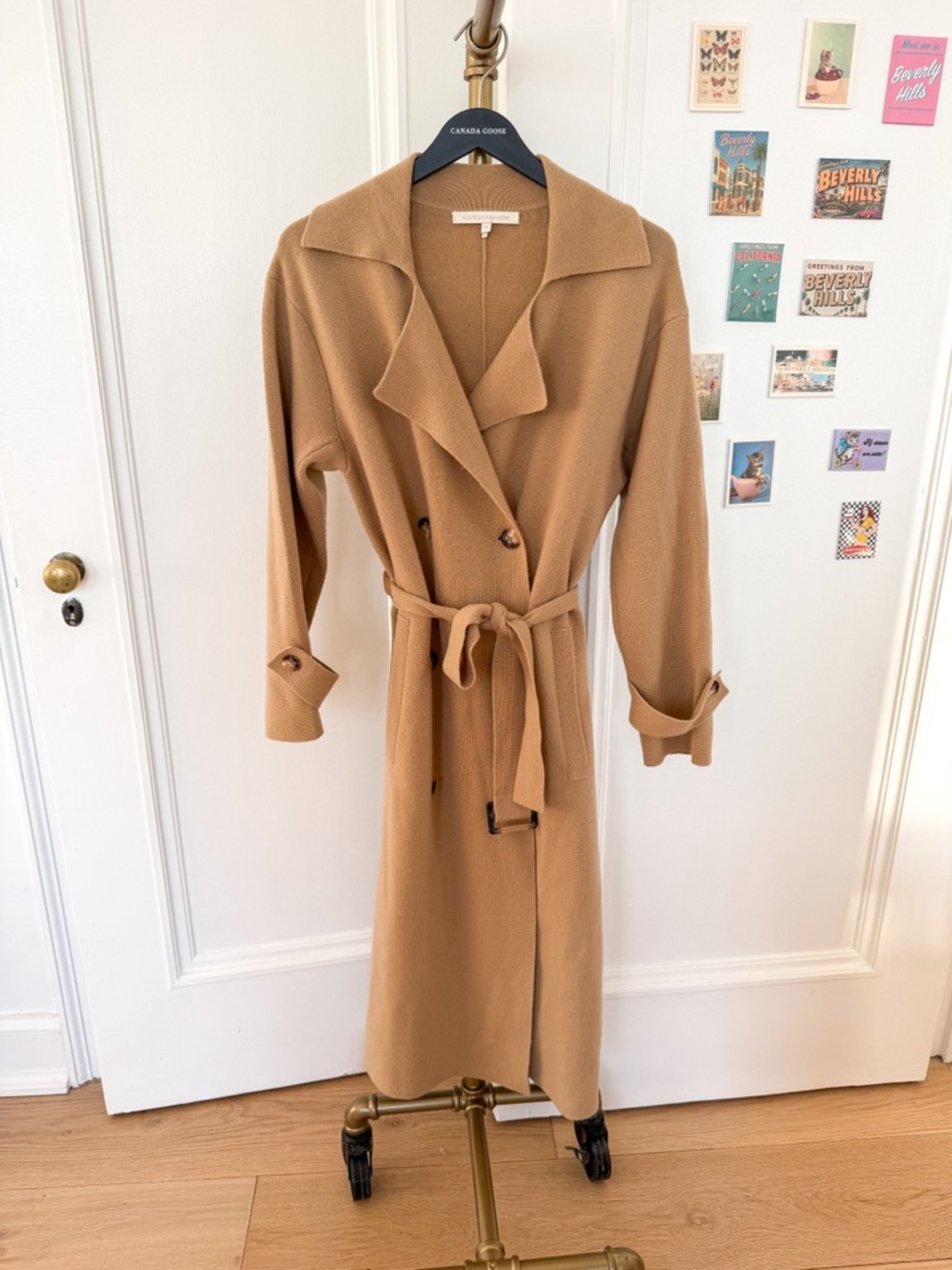 nakedcashmere wool cashmere blend trench coat